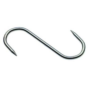 GANCIO MACELLAIO 2 PUNTE INOX MM 120X5