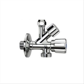 RUBINETTO SOTTOLAVABO COMBINATO LAVATRICE A 3 VIE 3/4" x 1/2" x Ø10