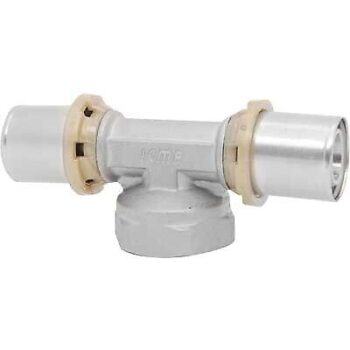 RACCORDO A TEE FEMMINA A PRESSARE PER MULTISTRATO ICMA 20x1/2"x20