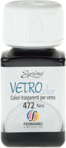 COLORI PER VETRO COLOR 50ML NERO 472
