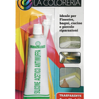 SILICONE ACETICO TRASPARENTE LA COLORERIA 60ML