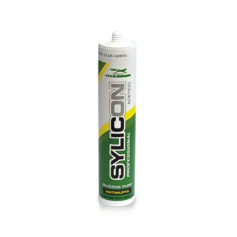 SILICONE ACETICO 280ML BIANCO FOX