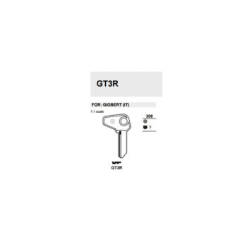 SILCA GT3R CHIAVE OTTONE X GIOBERT