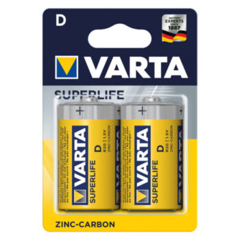 PILA TORCIA VARTA SUPERFLIFE 'R20P' - 1,5 V