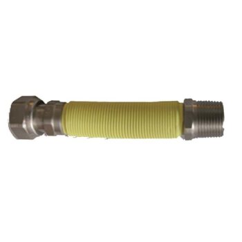 TUBO GAS FLESSIBILE ESTENSIBILE MF INOX 316/GUAINA 3/4MF CM 10/20