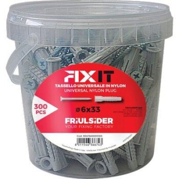 TASSELLO NYLON FIXIT VITE TSP PROMOPACK FRIULSIDER MM 6X33 CF=PZ 300