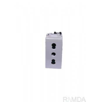 PRESA BIPASSO BIVALENTE 2P+T 10/16A BIANCO COMPATIBILE VIMAR PLANA
