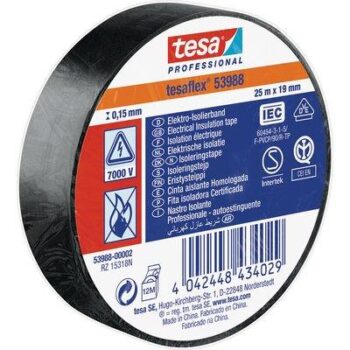 NASTRO PVC ISOLANTE IMQ TESA NERO MM 19 ML 25