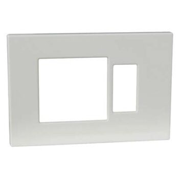 PLACCA COPRIFRUTTI VENUS MARLANVIL RESINA AVORIO POSTI 1 + SCHUKO MM 115X80