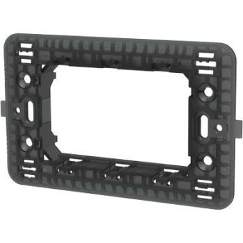 SUPPORTO FRUTTI AB MATIX PC NERO POSTI 3