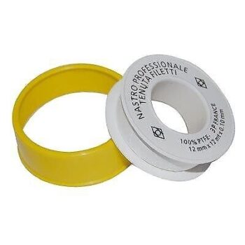 NASTRO TEFLON X FILETTI PROFESSIONALE PTFE MM 19 MT 15