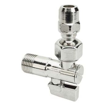 RUBINETTO A SFERA SOTTOLAVABO 775 BUGATTI
OTTONE CROMATO 1/2X3/8 + SNODO + FILTRO + ROSETTA
