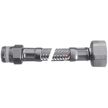 FLESSIBILE FLEXCORE MF PARIGI INOX 304/PE-RT + GUARNIZIONE 1/2MF CM 25