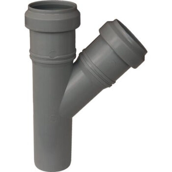BRAGA SCARICO IDRICO AD INNESTO PP GRIGIO MM 40 45°