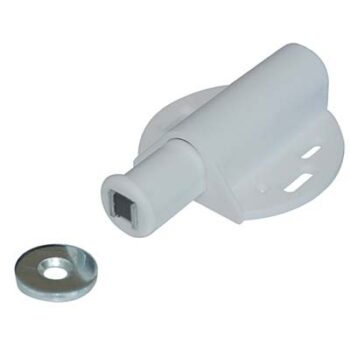 CRICCHETTO MAGNETICO A SCATTO SPORTELLI 680 MM 42 H.MM 16 KG 6 + INCONTRO BIANCO