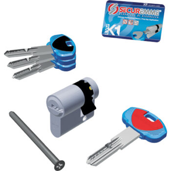 MEZZO CILINDRO SAGOMATO EVO K1 3100-M SECUREMME 30-10