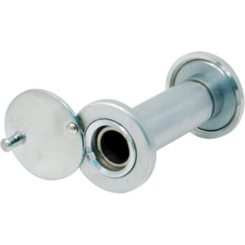 SPIONCINO GRANDANGOLO PORTE POTENT FINITURA CROMO SATINATO F.MM 14 L.MM 70/120