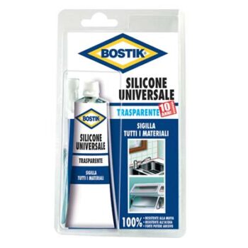 SILICONE ACETICO IN TUBETTO BOSTIK  TRASPARENTE 60ML
