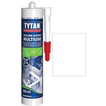 SILICONE ACETICO UNIVERSALE TYTAN BIANCO ML 280