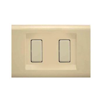 PLACCHE AVORIO 2 POSTI 2582/A/ECL2692A